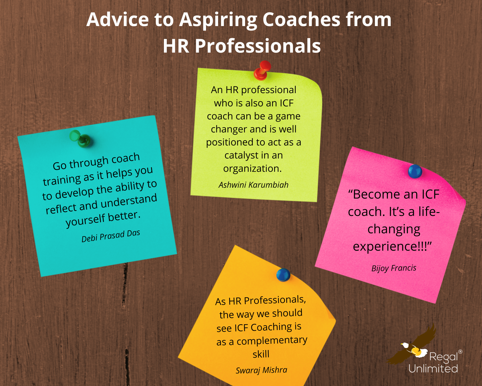 Advice to aspiring coaches from HR Professionals