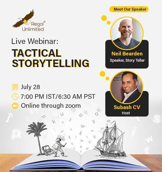 Regal Global Webinar on “Tactical StoryTelling